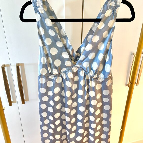 100% Silk Polka Dot Dress by Fiori di Zucca - Picture 4 of 8